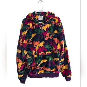FairPlay Urban Outfitters Polar Fleece Half-Zip Hoodie Sweatshirt Sz Medium